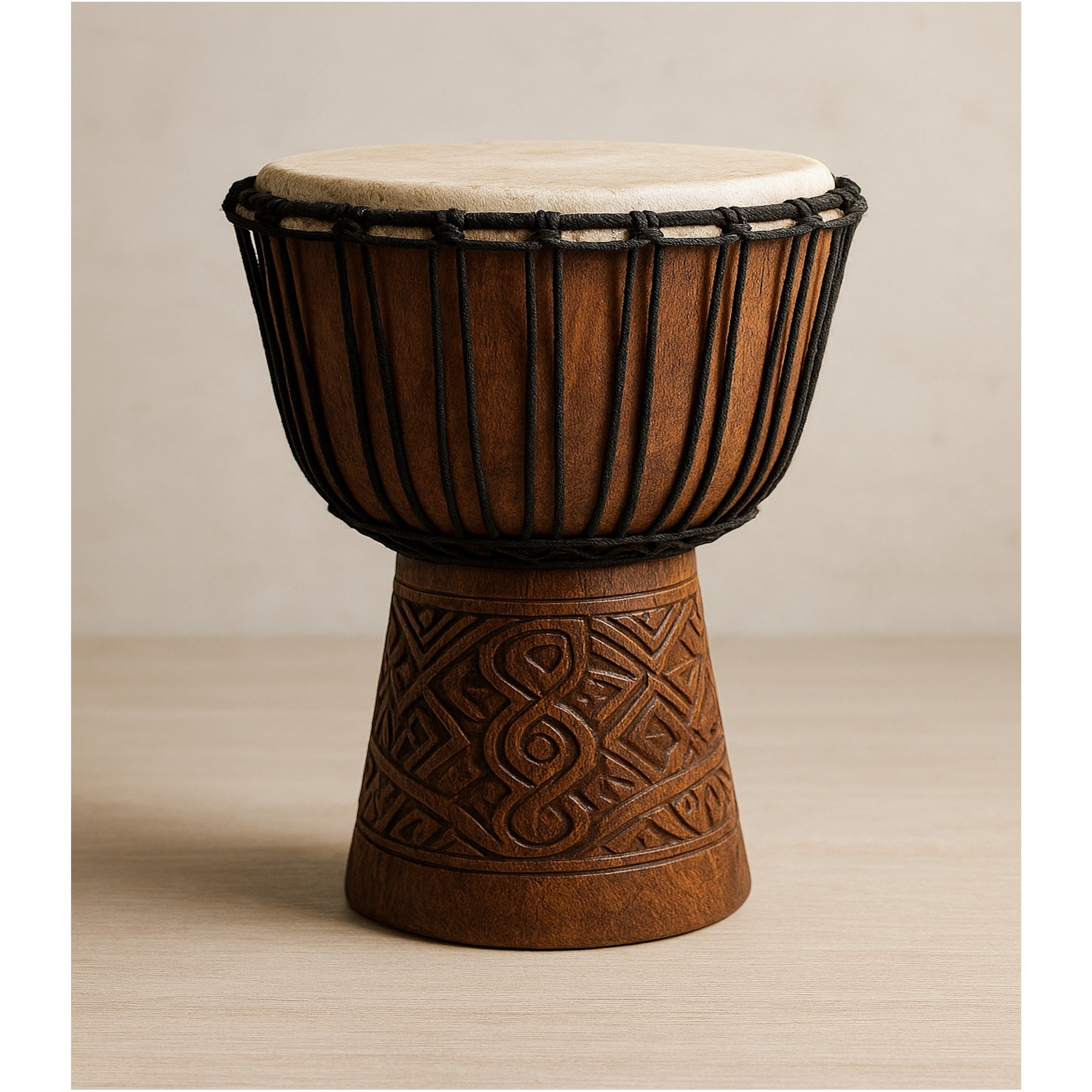 Hand-Carved Djembe Drum – Rhythm Meets Artistry